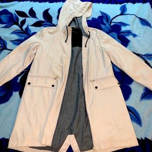 (White) Zara rain coat